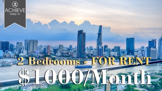 Video: 2 Phòng Ngủ view sông dự án Empire City CHO THUÊ giá 28 triệu/ tháng | Diện tích 98m2